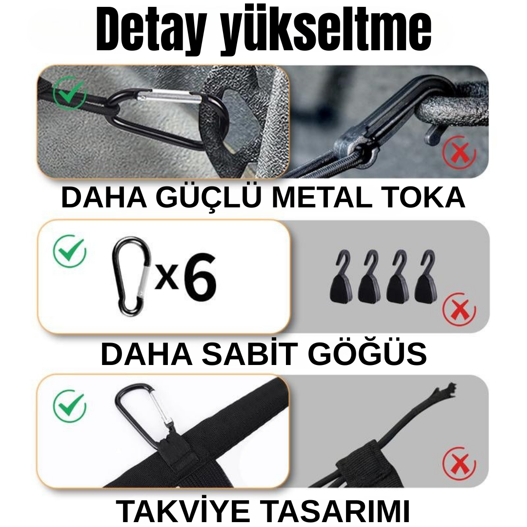 Yüksek Elastik Kamyon Kasası Ağı